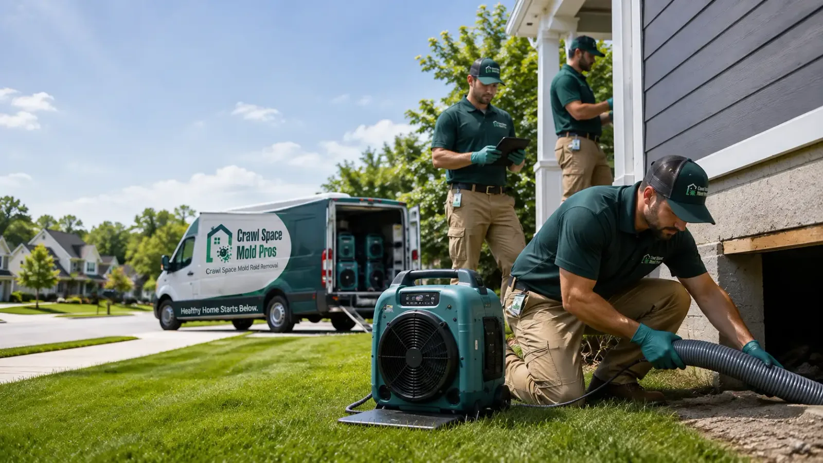 Crawl Space Mold Removal in Waite Park, MN